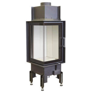 Austroflamm 38x38x57 K Corner Wood-Burning Built-In Fire - Left Hinged