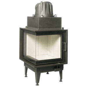 Austroflamm 55x55x51 K Corner Wood-Burning Built-In Fire - Left Hinged