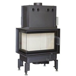 Austroflamm 63x40x42 K Corner Wood-Burning Built-In Fire - Left Glass