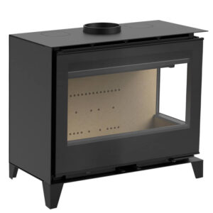 Atria 80 LI/LD Wood-Burning Stove - Legs, Right Glass