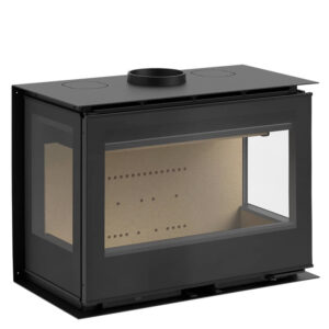 Atrium 80 TC Three-Sided Wood-Burning Inset Fire