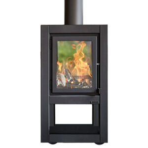 RB73 Quaruba XL Outdoor Stove - Wheels, Black