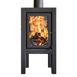 RB73 Quaruba XXL Outdoor Stove - Four Legs, Black