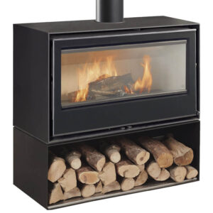 Rocal Habit 100 Wood-Burning Stove - Logstore