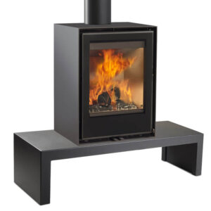 Rocal Habit 50V Wood-Burning Stove - Stove Bench