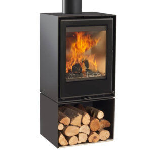 Rocal Habit 50V Wood-Burning Stove - Logstore