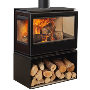 Rocal Habit 73 TC Wood-Burning Stove - Logstore