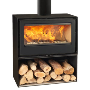 Rocal Habit 80 Wood-Burning Stove - Logstore