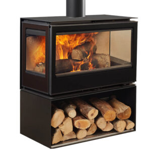 Rocal Habit 93 TC Wood-Burning Stove - Logstore