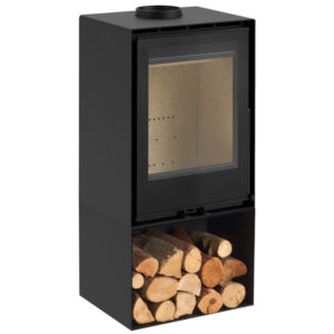 Atria 50 Wood-Burning Stove - Logstore
