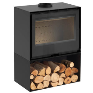 Atria 70a Wood-Burning Stove - Logstore