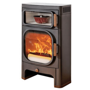 Austroflamm Heidi Back Wood-Burning Stove With Oven - Low Legs