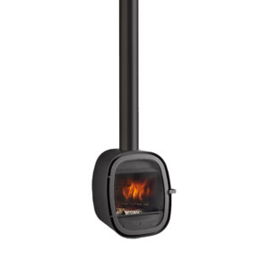 Rocal Oval Woodburner - Wall Mounted