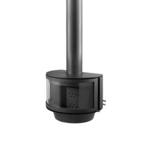 Rocal Ronde Frontal Woodburner - Wall Mounted