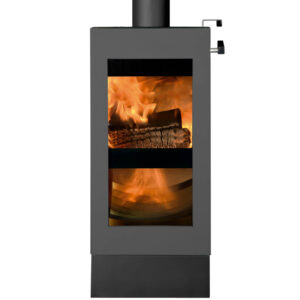 Xeoos TwinFire Eco-Green X8 Wood-Burning Stove